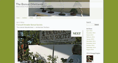 Desktop Screenshot of bonsaidilettante.com